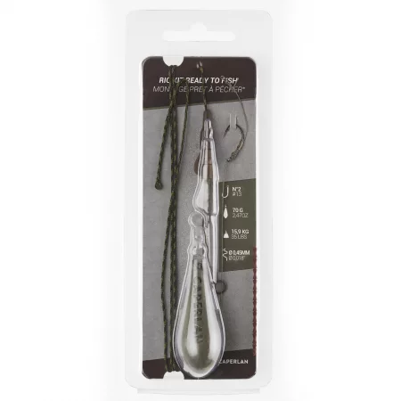 Шаранджийски монтаж rig clip ready to fish 70 г, кука 2