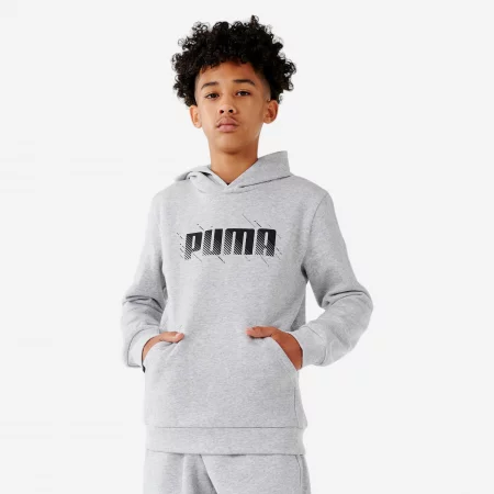 Детски суитшърт puma, сив с принт