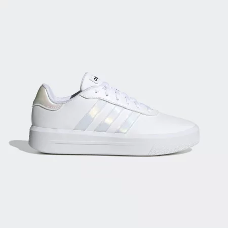 Дамски обувки adidas court platform, бели