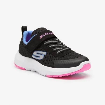 Детски обувки skechers dynamic, с велкро, черни