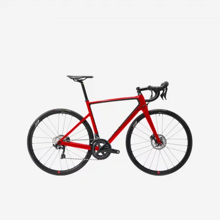 Шосеен велосипед edr cf ultegra disc, червен