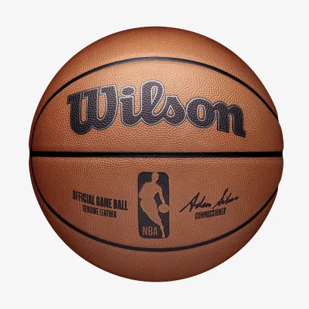 Баскетболна топка nba official game ball, размер 7, кафява