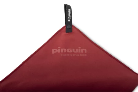 Туристическа кърпа PINGUIN Micro Towel Logo M - Червен