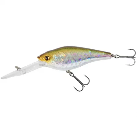 Воблер тип кранкбейт deep crankbait wxm crkdd 80f, със зелен гръб