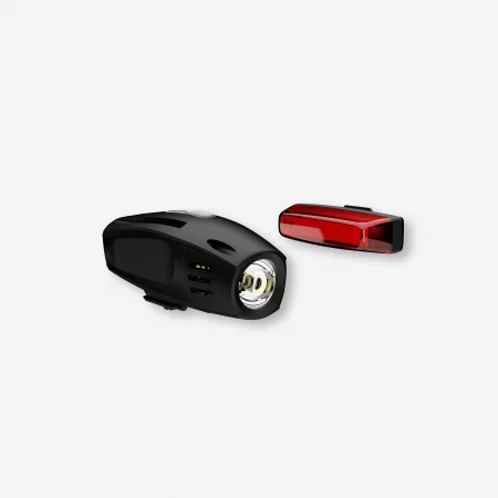 Комплект от фар и стоп за велосипед led st 920 usb