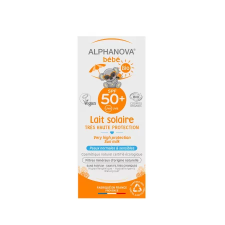 Бебешки слънцезащитен крем bio spf50+