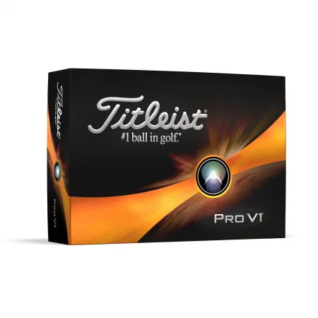 Топки за голф pro v1, 12 бр., бели