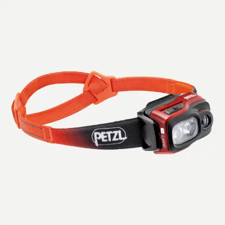 Челник petzl swift rl usbc 1100 лумена, червен