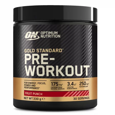 Предтренировъчен продукт optimum nutrition gold 330 г, плодов пунш