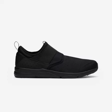 Мъжки обувки за спортно ходене pw 160 slip-on, черни