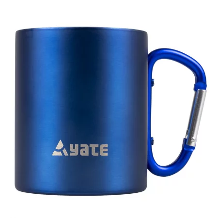 Термо чаша с карабинер YATE Stainless Steel - Син