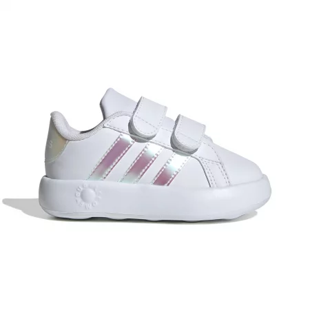 Бебешки обувки grand court adidas, бели