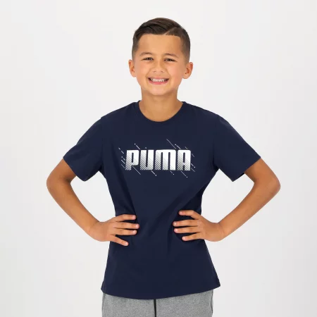 Детска тениска puma, синя