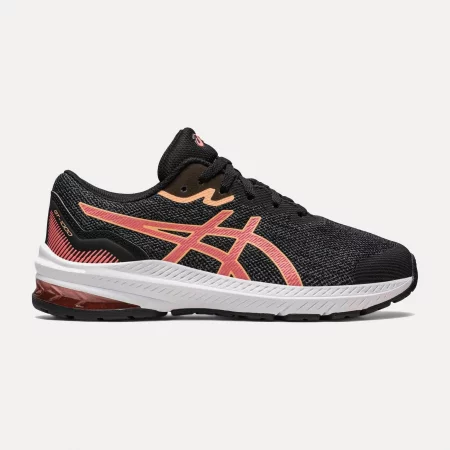 Детски обувки за бягане asics gt 1000, черно/корал