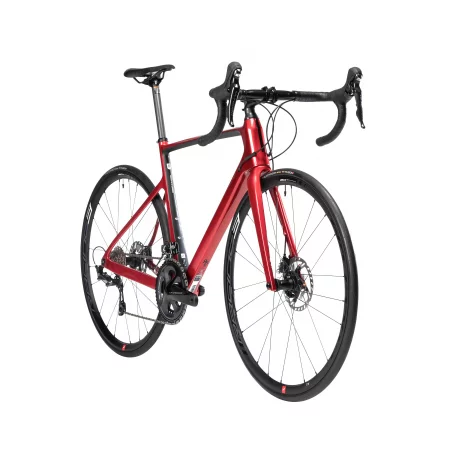 Шосеен велосипед edr cf ultegra disc, червен