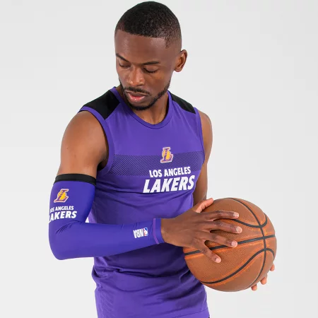 Налакътник за баскетбол e500 nba los angeles lakers, лилав