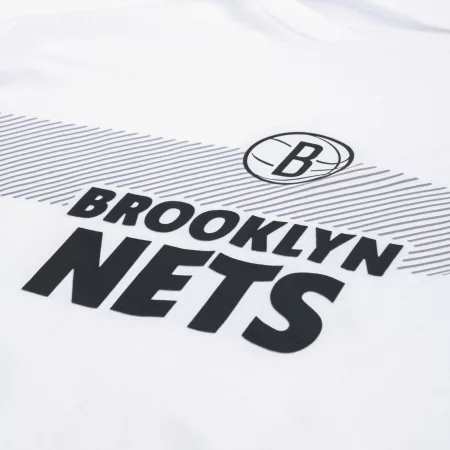 Детска долна блуза за баскетбол ut500 nba brooklyn nets, бяла