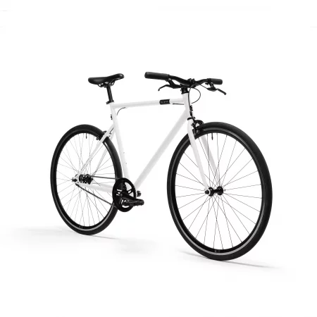 Градски велосипед elops single speed 500, бял