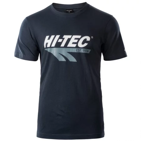 Мъжка тениска HI-TEC Retro - Тъмносин
