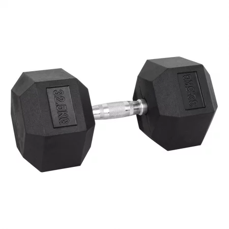 Хексагонален дъмбел inSPORTline Hexsteel 32.5 кг