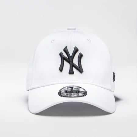 Шапка с козирка mlb new york yankees, бяла