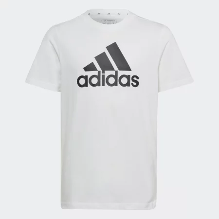 Детска tениска adidas, бяла лого