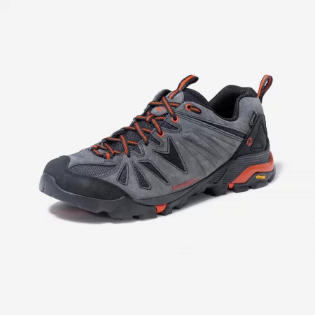 Мъжки туристически обувки за планински преходи merrell capra gtx, сиво/оранжево