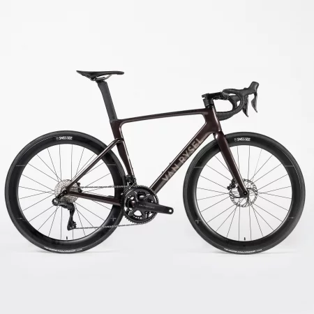 Шосеен велосипед rcr pro shimano ultegra di2, с датчик за мощност, махагон