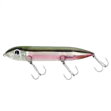 Повърхностна примамка за морски риболов mini super spook jr 14 г ghost eel