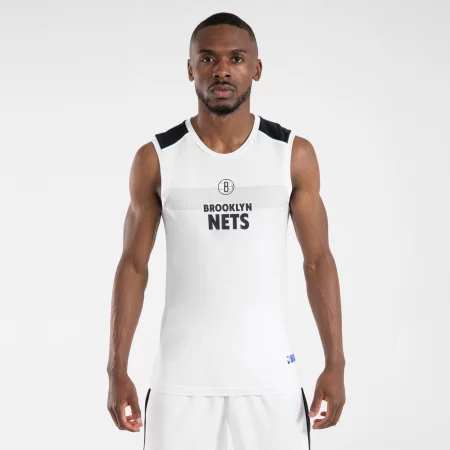 Долен потник за баскетбол ut500 nba brooklyn nets, бял