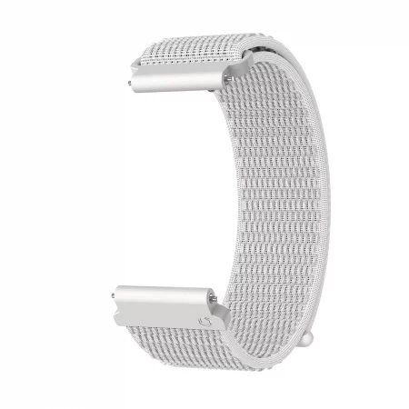 Bracelet de montre coros nylon running blanc - apex2, pace2, apex 42 mm