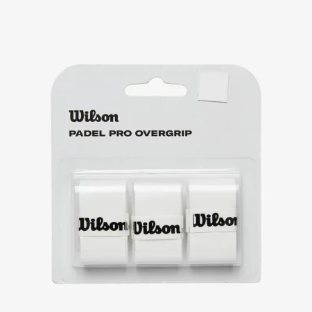 Покривен грип за падел wilson pro, 3 бр., бял