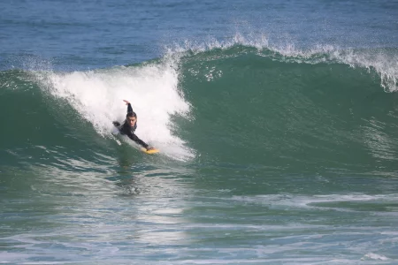 Лопатка за плуване bodysurf 100, розова