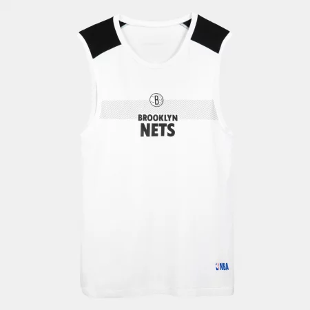 Детски долен потник за баскетбол ut500 nba brooklyn nets, бял