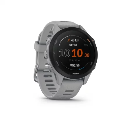 Смарт часовник с gps garmin forerunner 255 s, светлосив