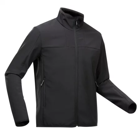 Мъжко ветроупорно softshell яке мт100 windwarm, черно