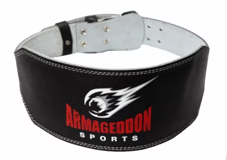 Фитнес колан от естествена кожа 15 см ARMAGEDDON SPORTS