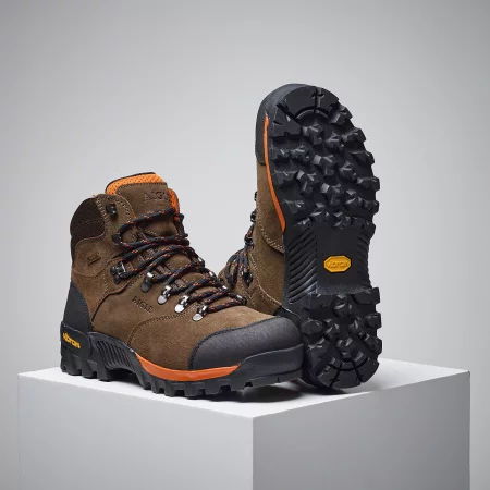 Непромокаеми обувки за лов aigle altavio, gore-tex vibram, кафяви