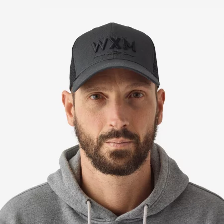 Шапка с козирка за риболов trucker snapback fc 500 wxm, черна