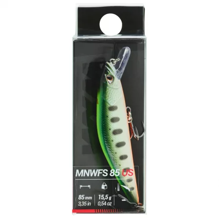 Воблер за пъстърва minnow wxm mnwfs 85 us yamame, електрик