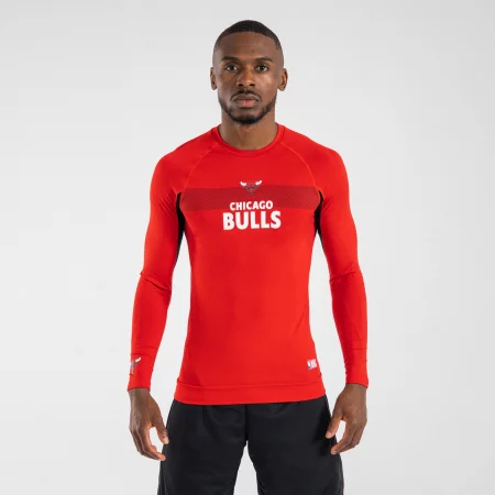 Долна блуза за баскетбол ut500 nba chicago bulls, червена