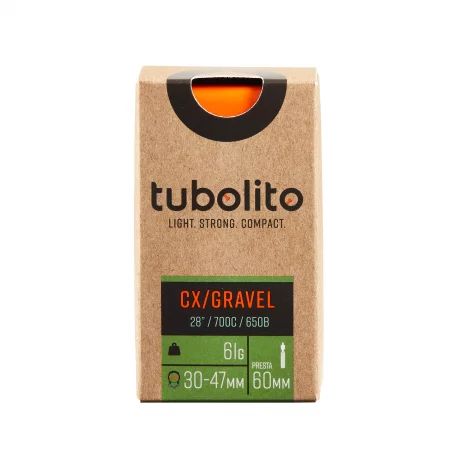 Вътрешна гума cx/gravel tubolito, 60 mm