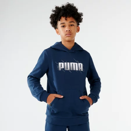 Детски суитшърт puma, тъмносин