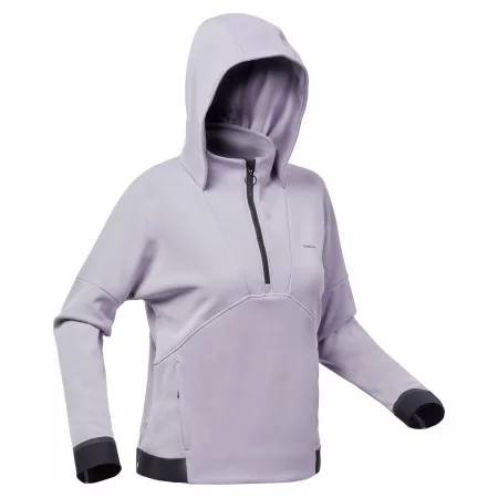 Дамски полар за преходи mh500 hoody, лилав