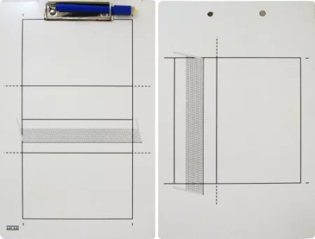 Треньорска дъска - клипборд за волейбол BAFENG