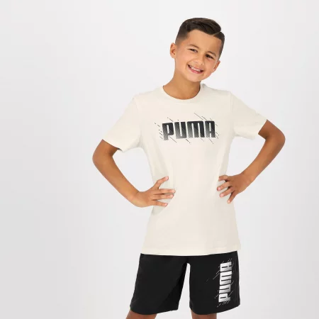 Детска tениска puma, бежова