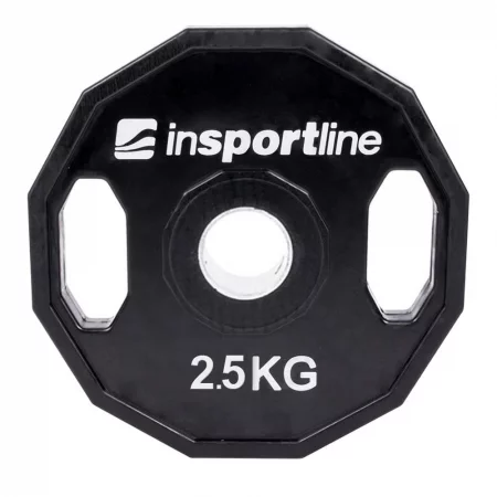 Олимпийски диск с гумено покритие inSPORTline Ruberton 2.5 кг